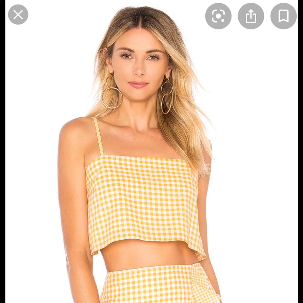 Lovers + Friends Bowie Top in Tangerine
